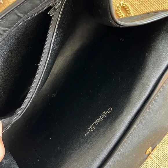 Christian Dior vintage purse / shoulder bag CD black - Picture 7 of 8